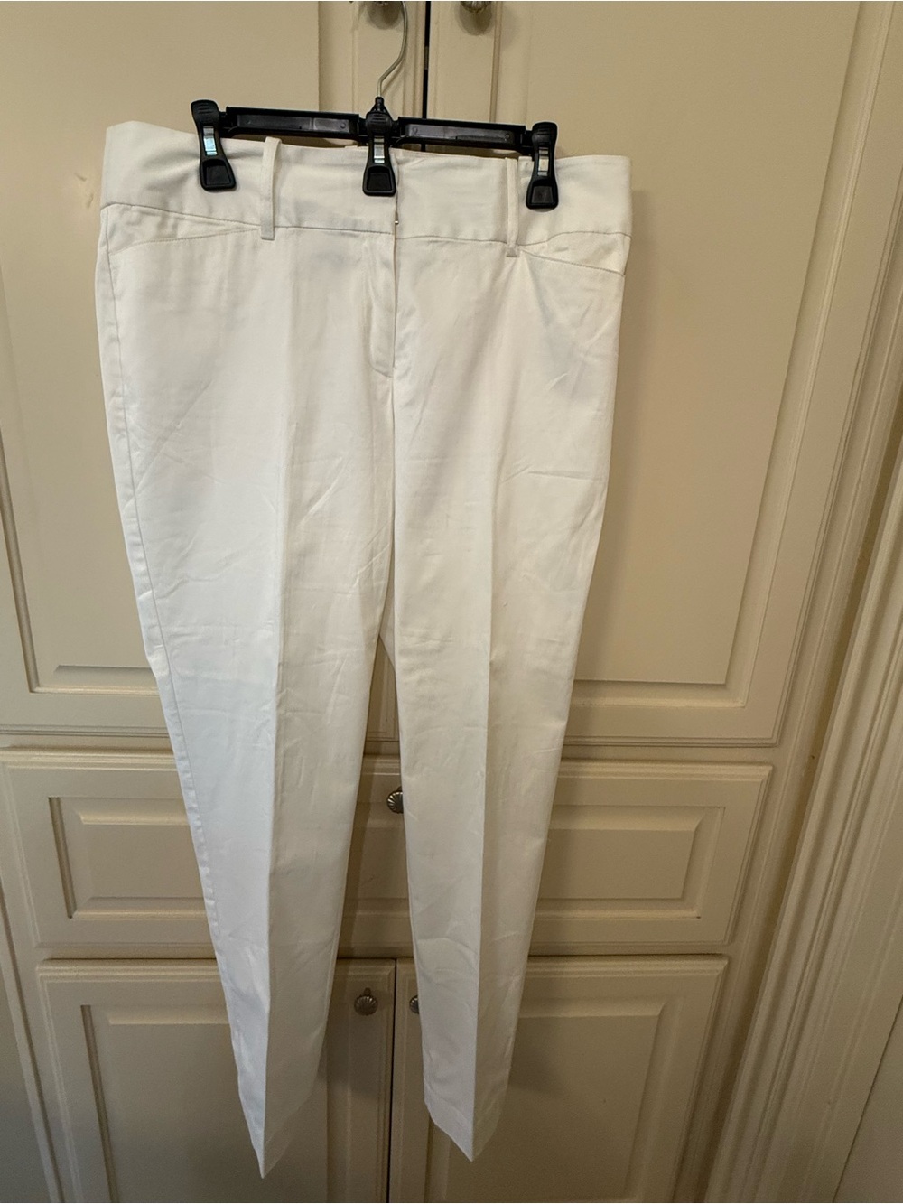 Nicole by Nicole Miller White Slim leg pants for Women - Size 12
